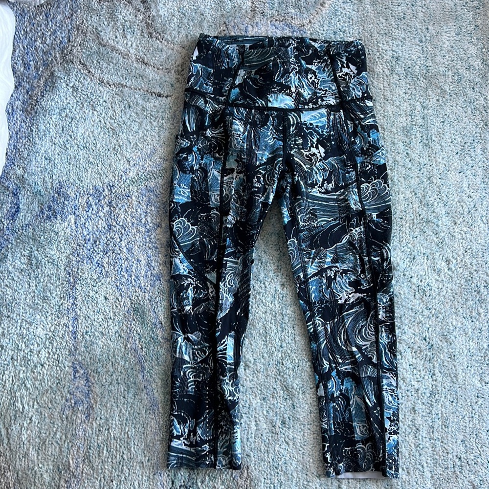 Blue LuluLemon Leggings